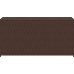 vidaXL - Opbergkist - Bruin - Poly rattan