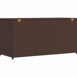 vidaXL - Opbergkist - Bruin - Poly rattan