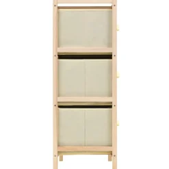 vidaXL - Opbergmeubel - Beige - Hout