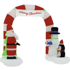 Kerstverlichting-vidaXL - Opblaasbare Boog