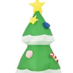 Kerstverlichting-vidaXL - Opblaasbare Kerstboom