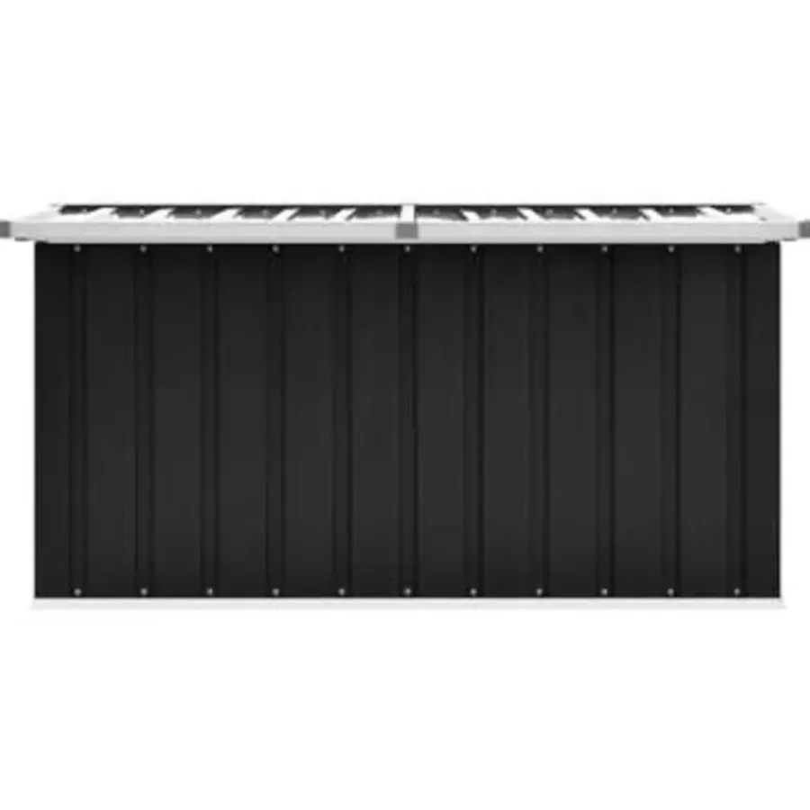 vidaXL - Opslagkist - Antraciet - Staal - 129 x 67 x 65 cm