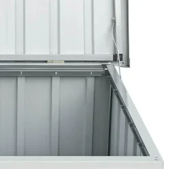 vidaXL - Opslagkist - Antraciet - Staal - 129 x 67 x 65 cm