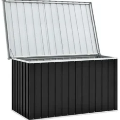vidaXL - Opslagkist - Antraciet - Staal - 149 x 99 x 93 cm