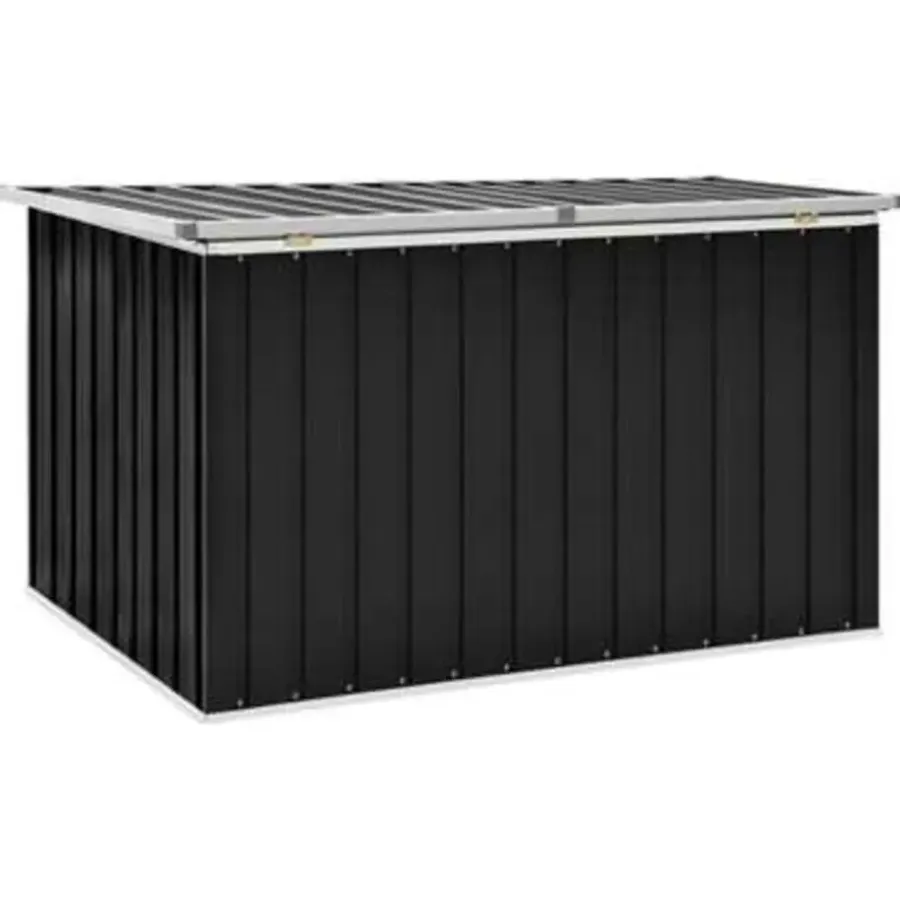 vidaXL - Opslagkist - Antraciet - Staal - 149 x 99 x 93 cm