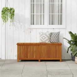 Kussenboxen-vidaXL - Opslagkist - Bruin - Hout - 150 x 50 x 58 cm