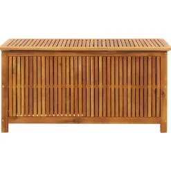 Kussenboxen-vidaXL - Opslagkist - Bruin - Acaciahout - 113 x 50 x 58 cm