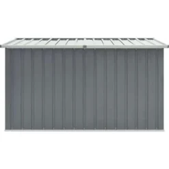 Kussenboxen-vidaXL - Opslagkist - Grijs - Staal - 171 x 99 x 93 cm