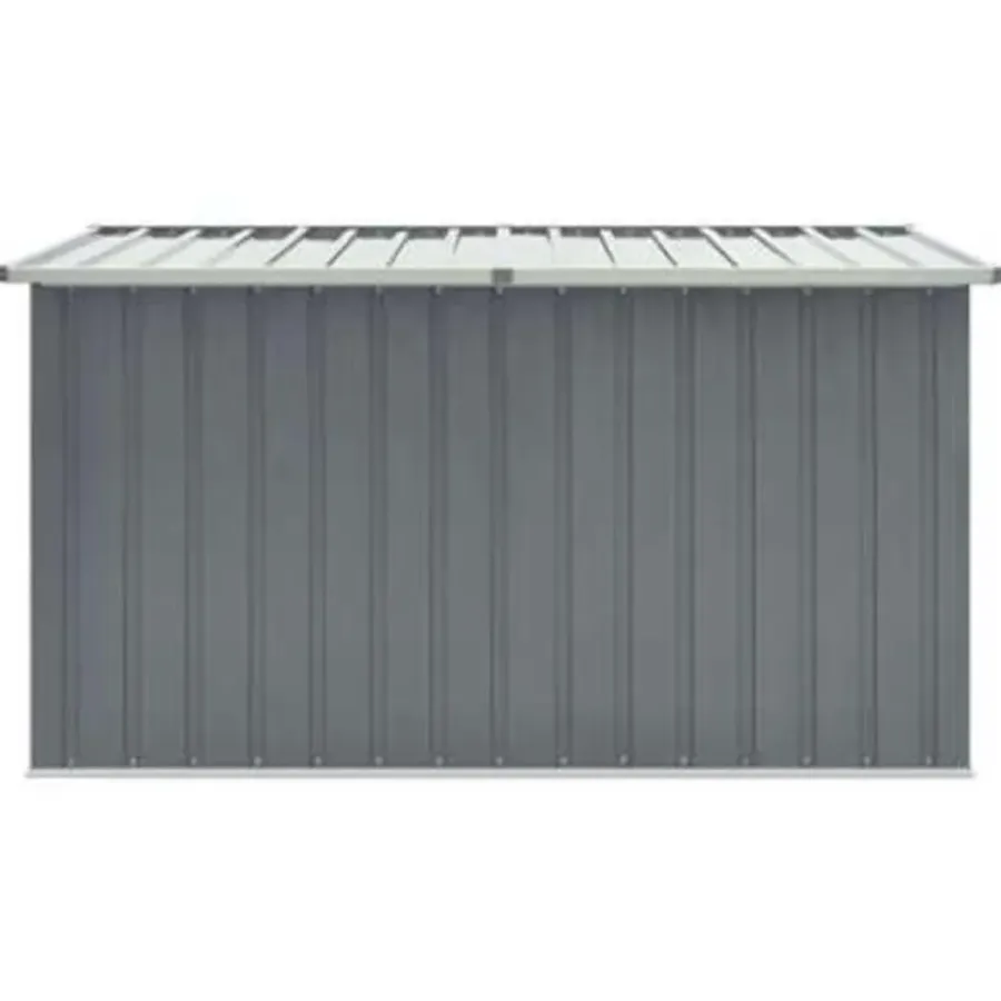 Kussenboxen-vidaXL - Opslagkist - Grijs - Staal - 171 x 99 x 93 cm