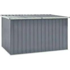Kussenboxen-vidaXL - Opslagkist - Grijs - Staal - 171 x 99 x 93 cm