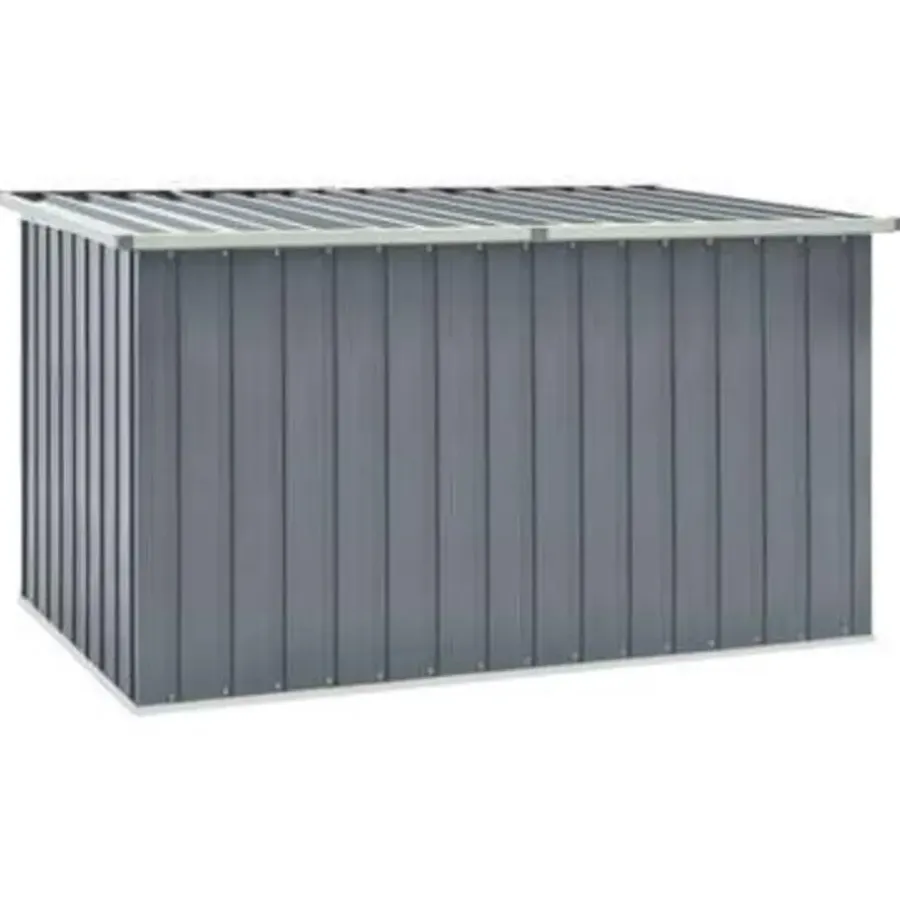 Kussenboxen-vidaXL - Opslagkist - Grijs - Staal - 171 x 99 x 93 cm