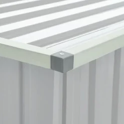 Kussenboxen-vidaXL - Opslagkist - Grijs - Staal - 171 x 99 x 93 cm