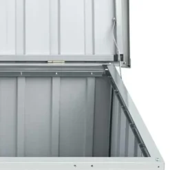 Kussenboxen-vidaXL - Opslagkist - Grijs - Staal - 129 x 67 x 65 cm