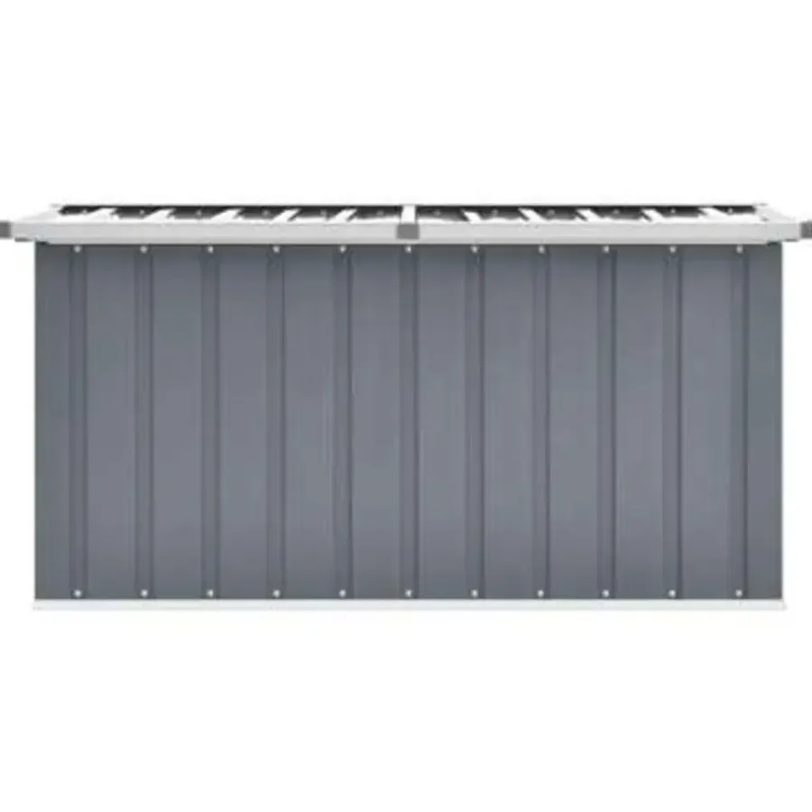 Kussenboxen-vidaXL - Opslagkist - Grijs - Staal - 129 x 67 x 65 cm
