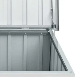Kussenboxen-vidaXL - Opslagkist - Grijs - Staal - 129 x 67 x 65 cm