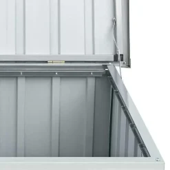 Kussenboxen-vidaXL - Opslagkist - Grijs - Staal - 149 x 99 x 93 cm