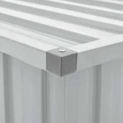 Kussenboxen-vidaXL - Opslagkist - Grijs - Staal - 149 x 99 x 93 cm
