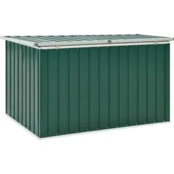 vidaXL - Opslagkist - Groen - Staal - 149 x 99 x 93 cm