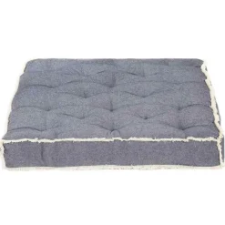 vidaXL - Pallet Bankkussen - Blauw - Katoen