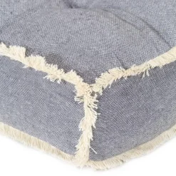 vidaXL - Pallet Bankkussen - Blauw - Katoen