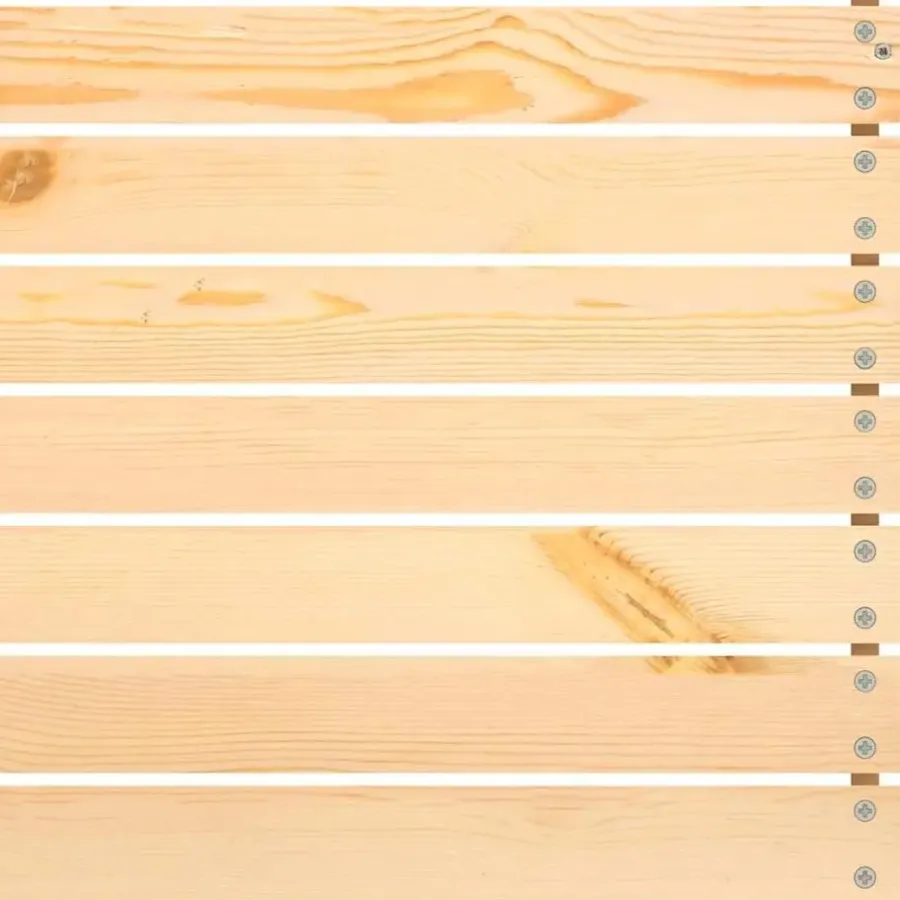 vidaXL - Palletbank - Antraciet - Grenenhout