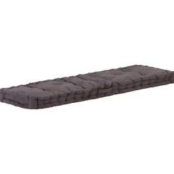 Tuinstoelkussens-vidaXL - Palletkussen - Antraciet - Katoen