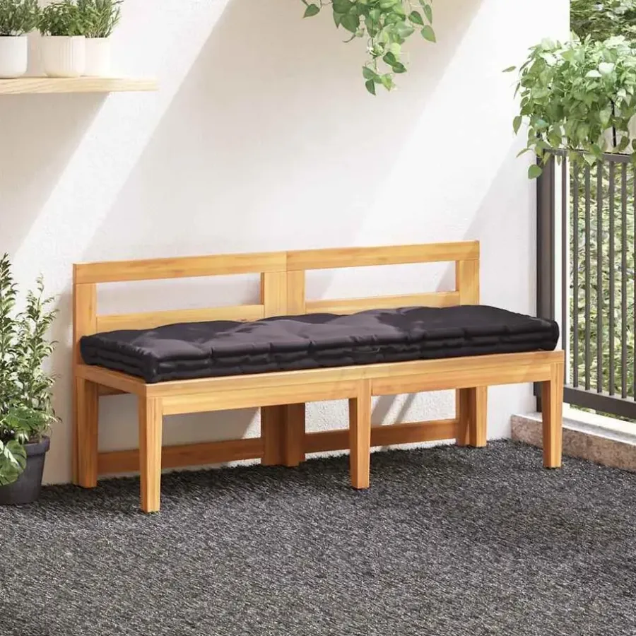 Tuinstoelkussens-vidaXL - Palletkussen - Antraciet - Katoen