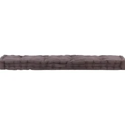 Tuinstoelkussens-vidaXL - Palletkussen - Antraciet - Katoen