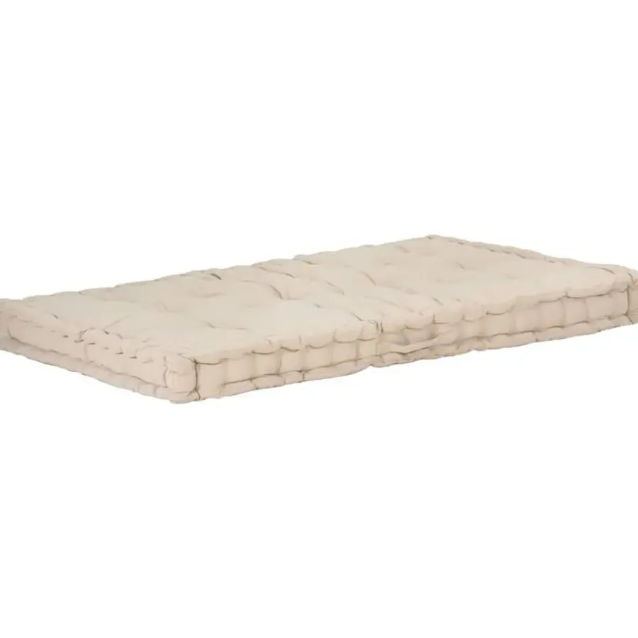 Palletkussens-vidaXL - Palletkussen - Beige - Katoen