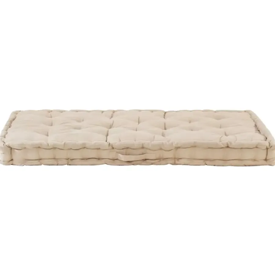 Palletkussens-vidaXL - Palletkussen - Beige - Katoen