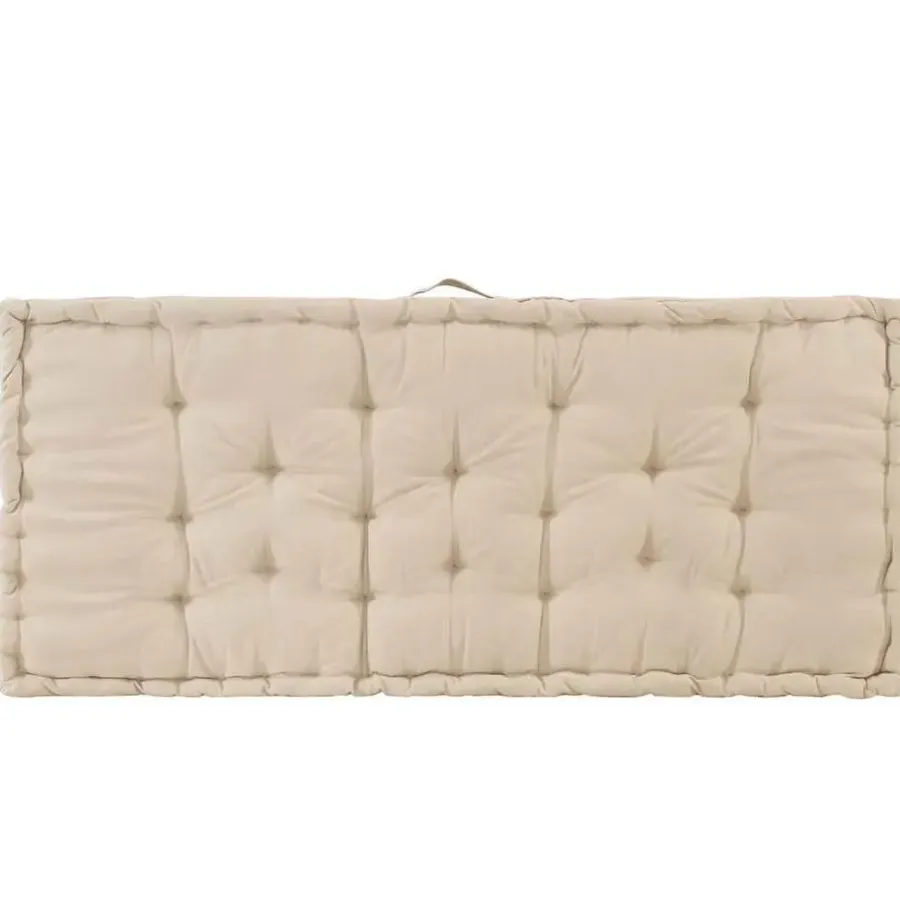 Palletkussens-vidaXL - Palletkussen - Beige - Katoen