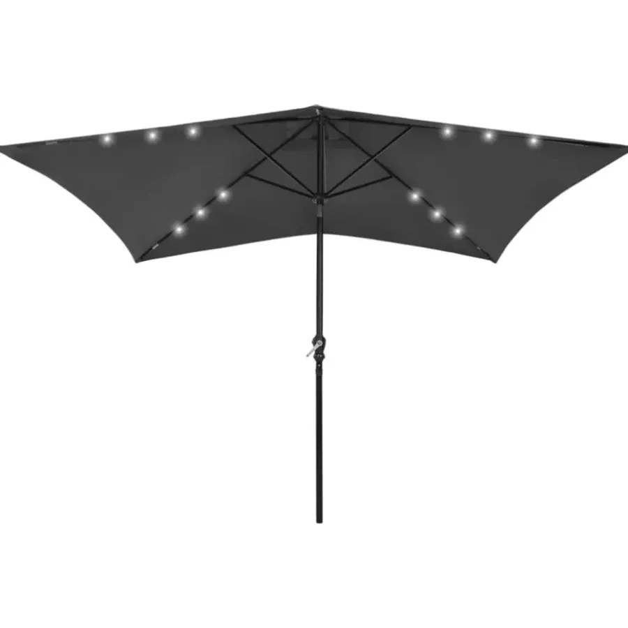 Parasols-vidaXL - Parasol - Antraciet