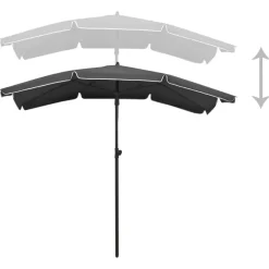 vidaXL - Parasol - Antraciet