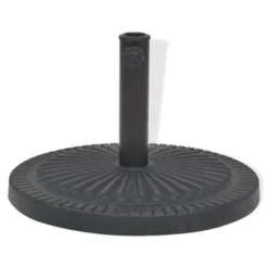 vidaXL - Parasolvoet - Zwart - Staal