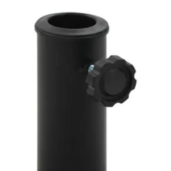 vidaXL - Parasolvoet - Zwart - Polyresin