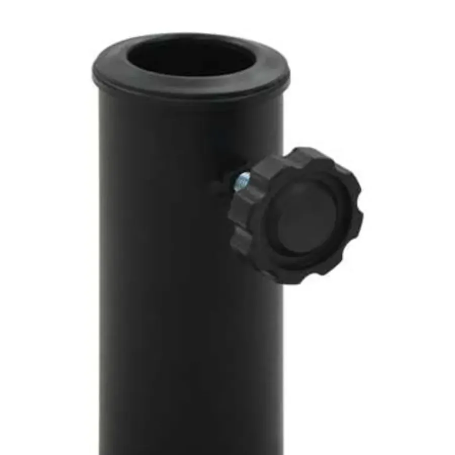 vidaXL - Parasolvoet - Zwart - Polyresin
