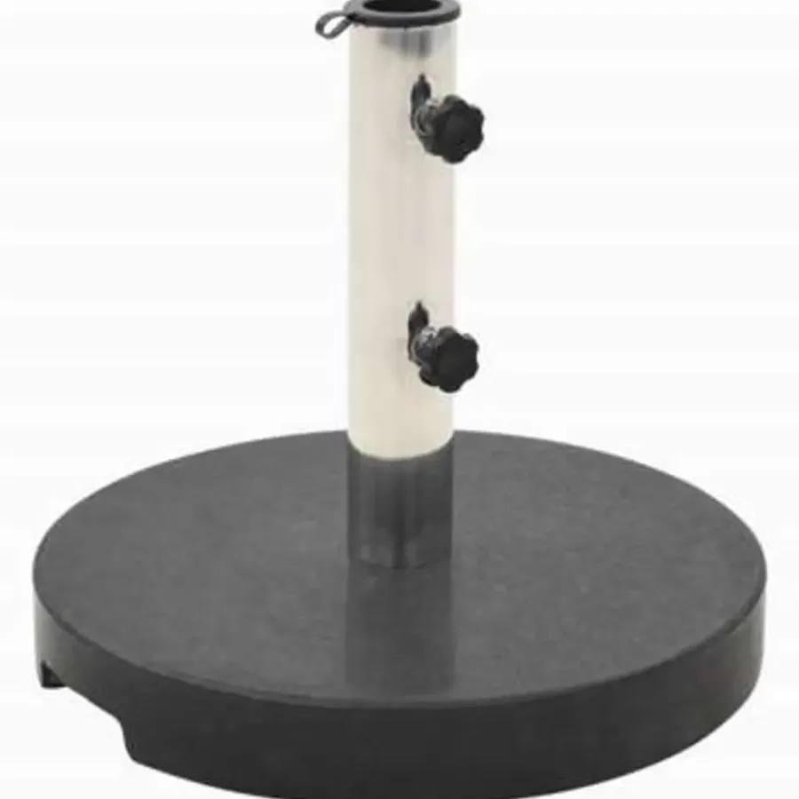Parasolvoeten-vidaXL - Parasolvoet - Zwart - Graniet
