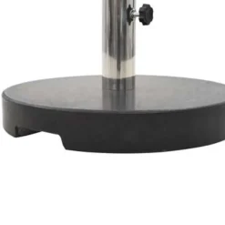 Parasolvoeten-vidaXL - Parasolvoet - Zwart - Graniet