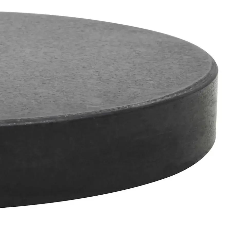 Parasolvoeten-vidaXL - Parasolvoet - Zwart - Graniet