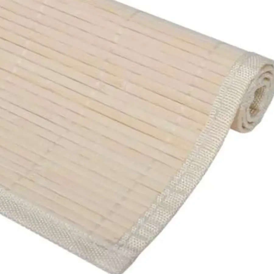 vidaXL - Placemat - Beige - Bamboe