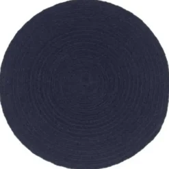 vidaXL - Placemat - Blauw - Katoen - 6 stuks