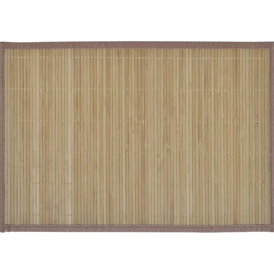 Placemats-vidaXL - Placemat - Bruin - Bamboe