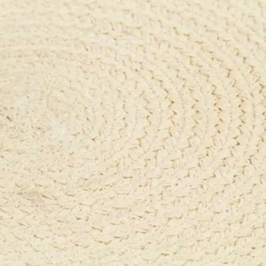 Placemats-vidaXL - Placemat - Bruin - Katoen - 6 stuks