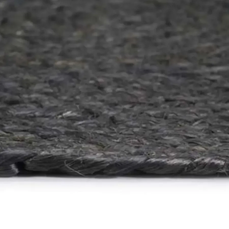 Placemats-vidaXL - Placemat - Grijs - Jute - 6 stuks