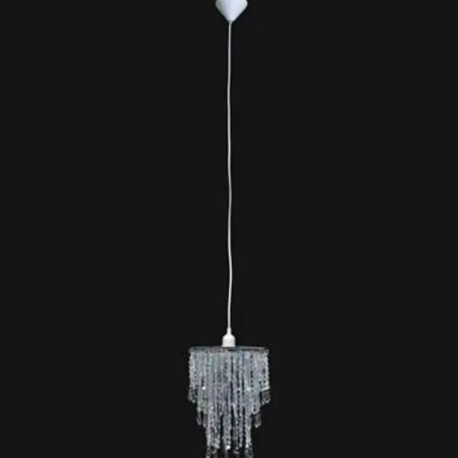 vidaXL - Plafondlamp - Transparent - Staal - 22.5 x 30.5 cm