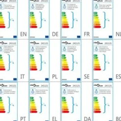 Kroonluchters-vidaXL - Plafondlamp - Transparent - Staal - 36.5 x 46 cm