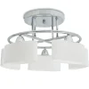 Plafondlampen-vidaXL - Plafondlamp - Wit - Glas