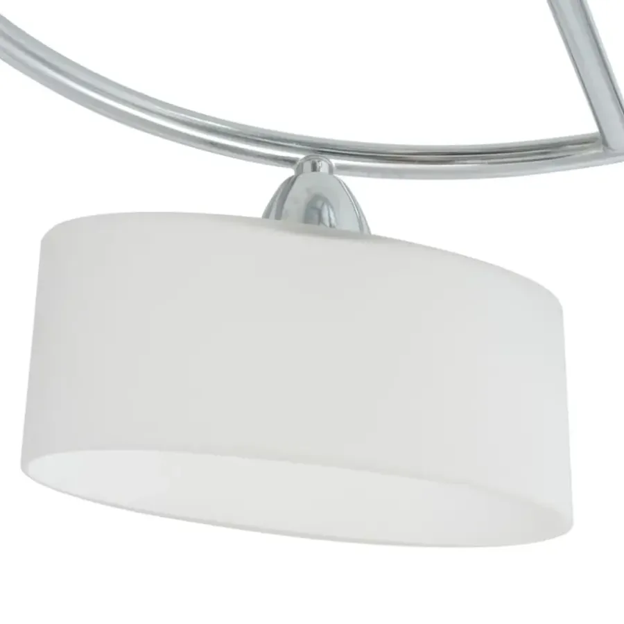 Plafondlampen-vidaXL - Plafondlamp - Wit - Glas