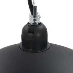 vidaXL - Plafondlamp - Zwart - Metaal - 40 cm - 2 stuks