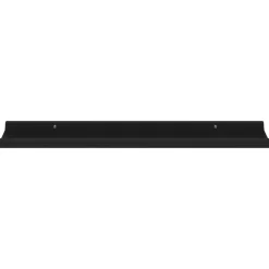 Wandplanken-vidaXL - Plank - Zwart - MDF - 80 x 9 x 3 cm - 4 stuks